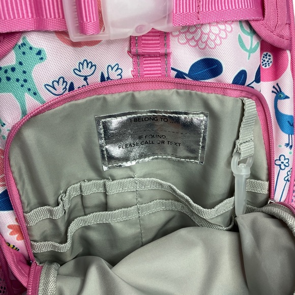 Floral Pink Pottery Barn Kids Backpack - Picture 4 of 7